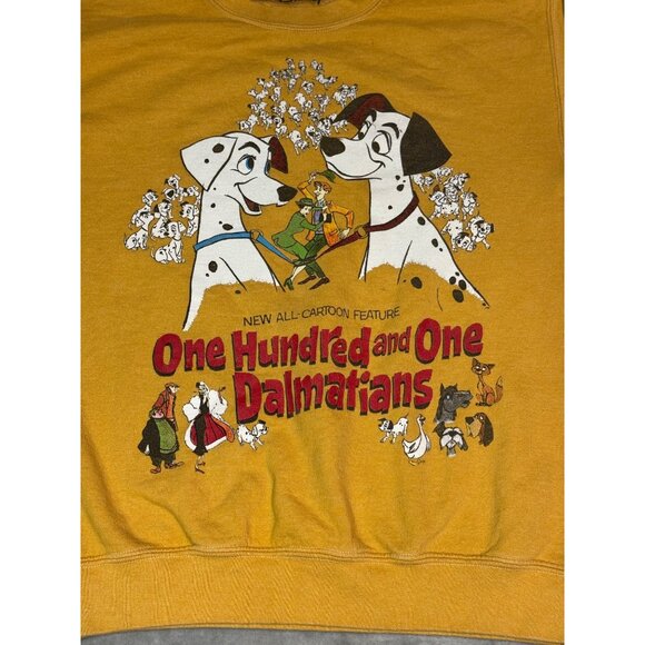 Disney womens Sweatshirt SMALL One Hundred And One Dalmatians Crewneck - Picture 6 of 11